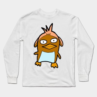 cute and weird penguins Long Sleeve T-Shirt